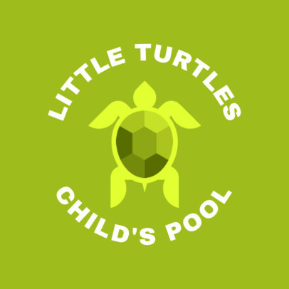 Swimming Logo Template for a Children's Swim Team