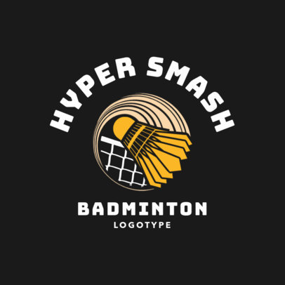 Badminton Logo Maker for Pro Badminton Teams 