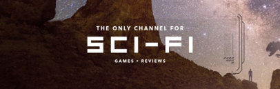 Sci-Fi Game Review Banner Maker for Twitch 605b