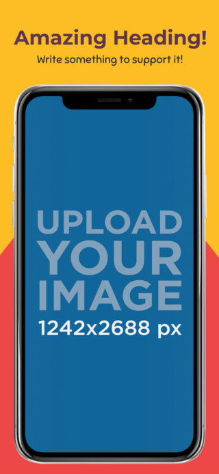 Placeit - App Store Screenshot Mockup Featuring a Phone in Portrait ...
