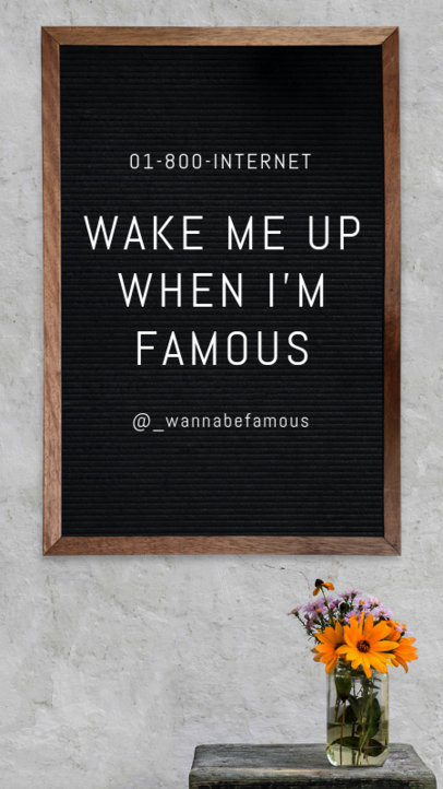 Instagram Story Template for Cute Valentine's Day Quotes