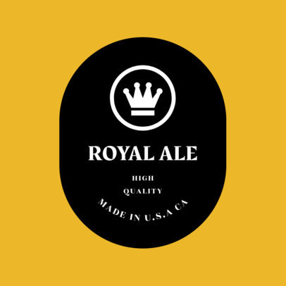 Craft Beer Logo Design Template 
