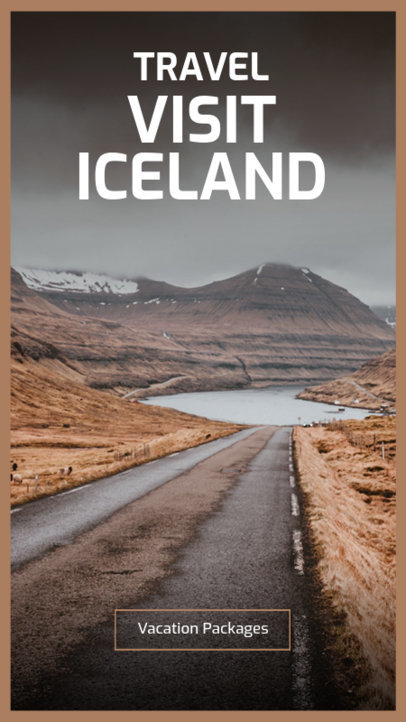 Instagram Story Template for a Travel Website 