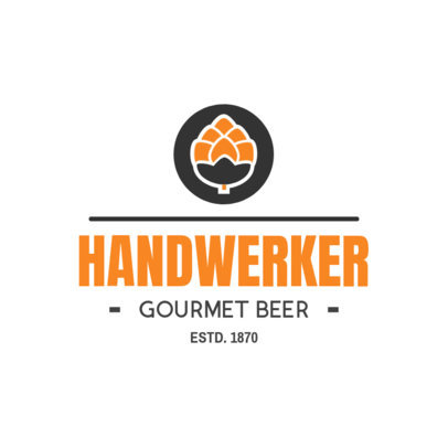 Brewery Logo Maker for a Gourmet Beer Brand
