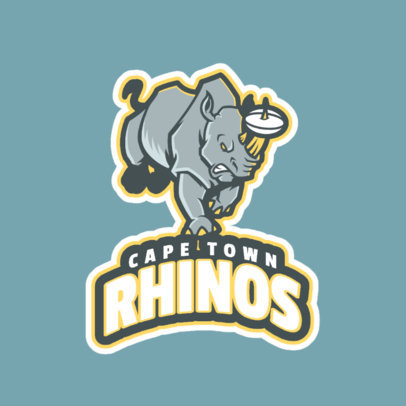 Rugby Logo Maker with Animal Graphics