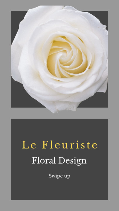 Valentine's Day Instagram Story Template for Floral Designers 1046c