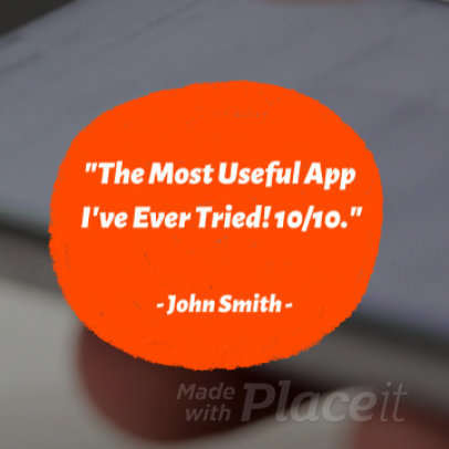 Instagram Slideshow Maker for a Customer Testimonial Video with Animations 