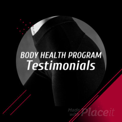 Slideshow Maker for a Fitness Testimonial Video 