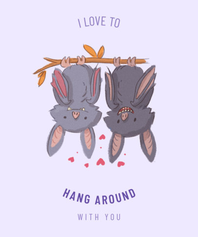 Valentine's Day T-Shirt Design Template