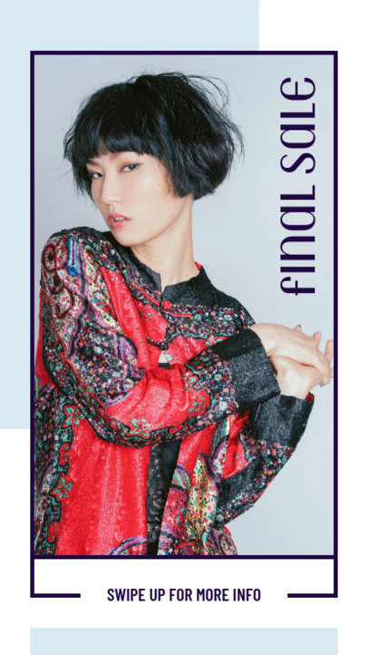 Instagram Story Maker for a Final Sale