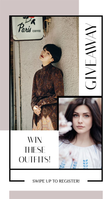 Giveaway Instagram Story Maker