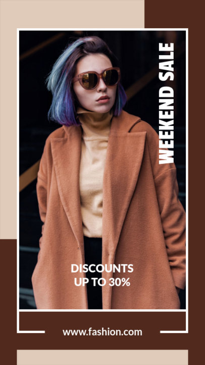 Instagram Story Maker for a Weekend Sale