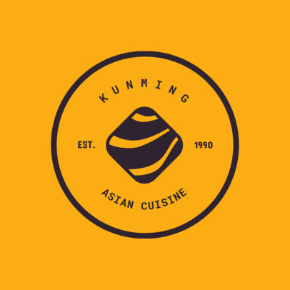 Simple Chinese Food Logo Maker