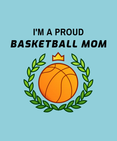 Basketball Mom T-Shirt Design Maker