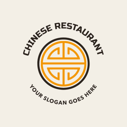 Badge Logo Maker for a Chinese Restaurant