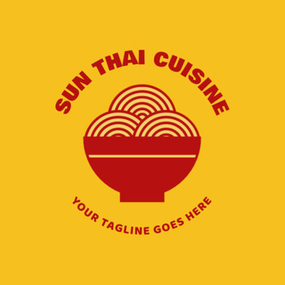 Chinese Cuisine Logo Maker for a Restaurant