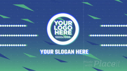 Intro Maker for a Retro Logo Animation Video