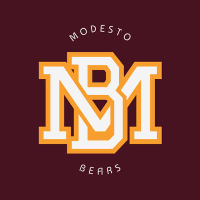 Logo Maker with Interlocked Capital Letters