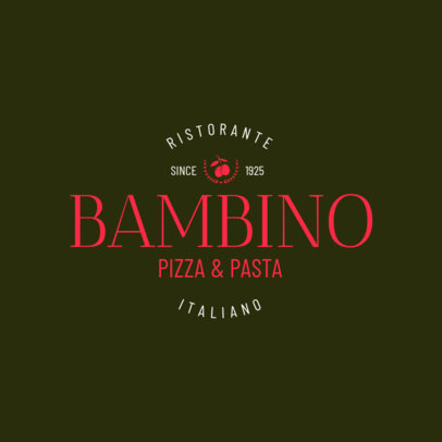 Italian Restaurant Logo Generator