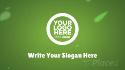 Intro Maker for a Logo Reveal with Nature Animations