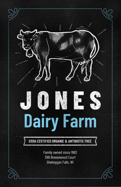 Online Flyer Maker for an Organic Farm