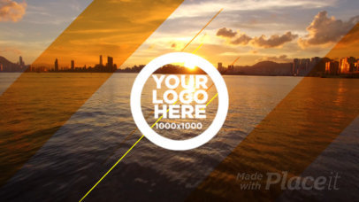 Intro Maker for a Logo Reveal with Circular Animations