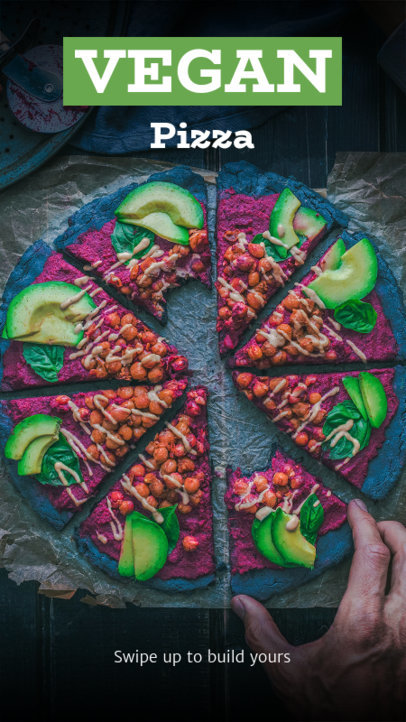 Instagram Story Template for Vegan Foodies