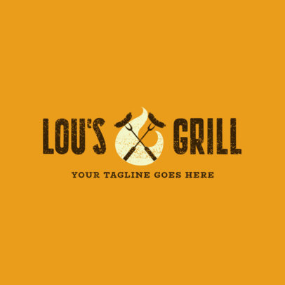 Restaurant Logo Maker for a Grill Restaurant