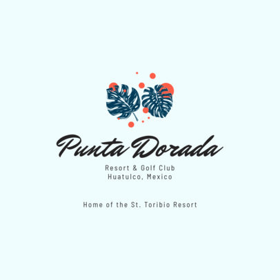 Beach Resort Logo Maker