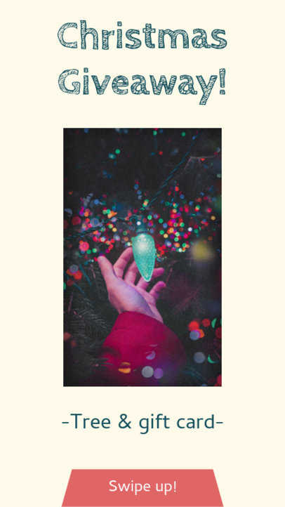 Christmas Giveaway Instagram Story Maker