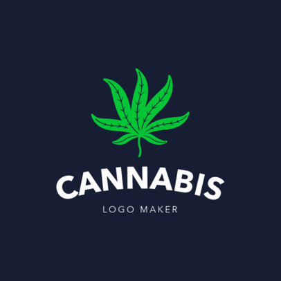Minimalistic Weed Logo Maker