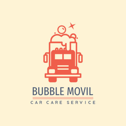 Car Wash Logo Maker for a Car Detailing Shop 