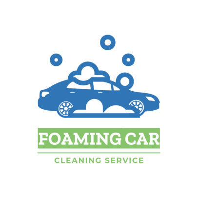 Touchless Car Wash Logo Maker with Car Wash Icon