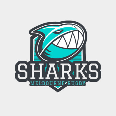 Logo Maker with Rugby Ball Clipart