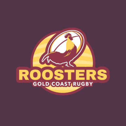 Sports Logo Maker with Rugby Clipart