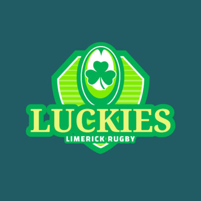 Sports Team Logo Maker for a Rugby Badge