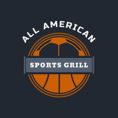 All American Sports Bar Logo Maker
