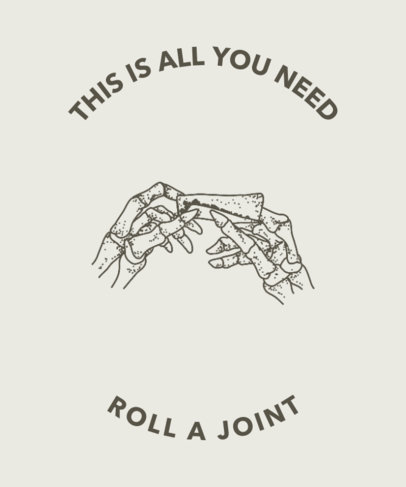 Joint Tshirt Design Template