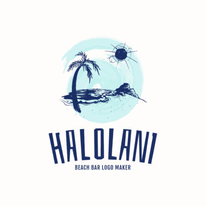 Beach Bar Logo Maker 