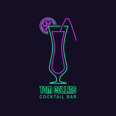 Cocktail Bar Logo Design Maker