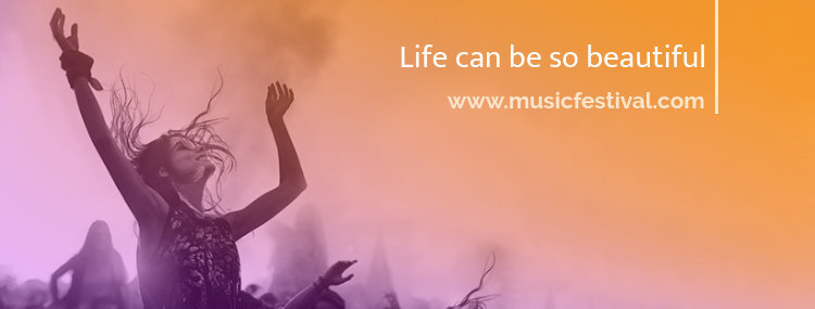 Facebook Cover Template for a Music Page