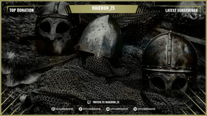 Twitch Overlay Maker for Medieval Gaming Streamers
