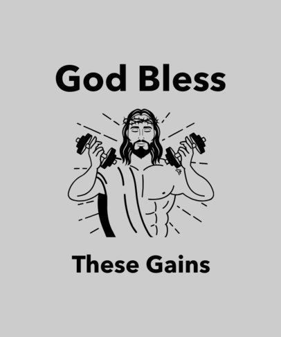 Gym T-Shirt Design Maker