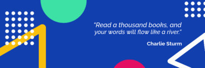 Twitter Header Maker for an Image with a Quote