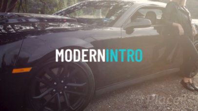 Text on Video Intro Maker with Modern Transitions 337