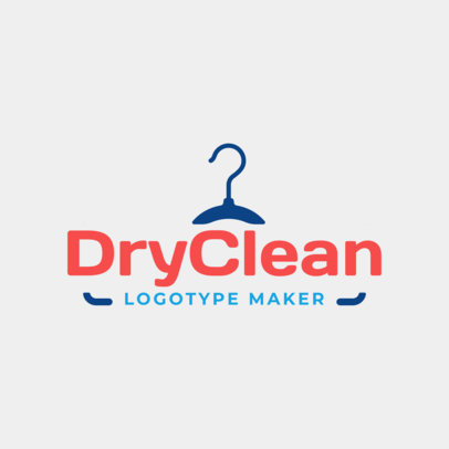Minimalistic Dry Cleaner Logo Maker