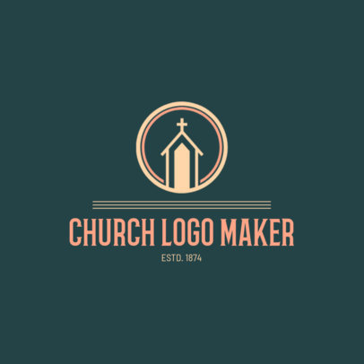 Church Logo Maker with Minimalistic Art 