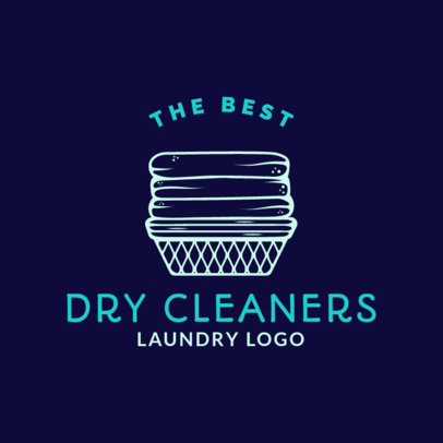 Dry Cleaners Logo Maker for a Laundry Business