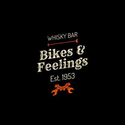 Biker Bar Logo Generator