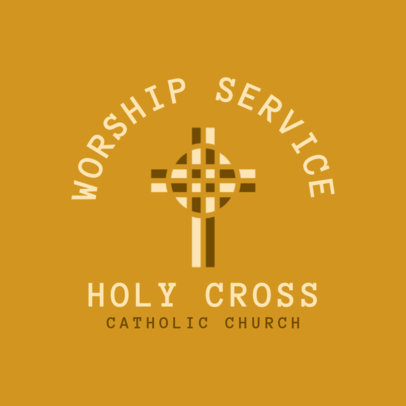 Logo Maker for a Religious Worship Temple